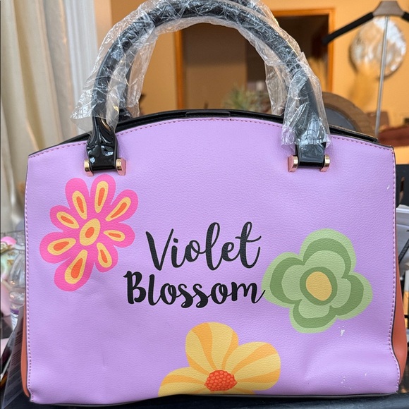 Nicole Lee Pink and Orange Satchel - Picture 7 of 9